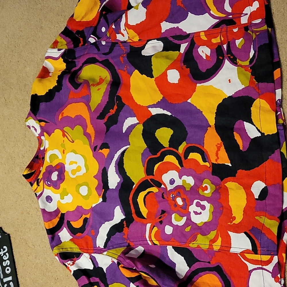 Ruby Rd Jacket 14 Petite Button Down Black Purple… - image 5